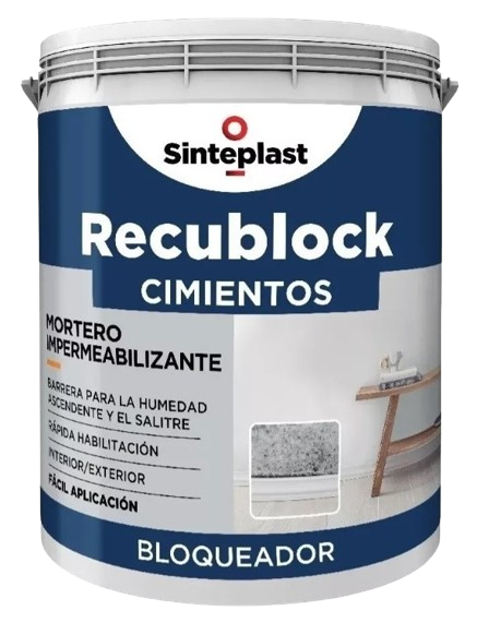 Recublock Cimientos Bloqueador De Humedad
