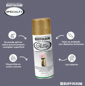 Aerosol Glitter/Purpurina Rust Oleum