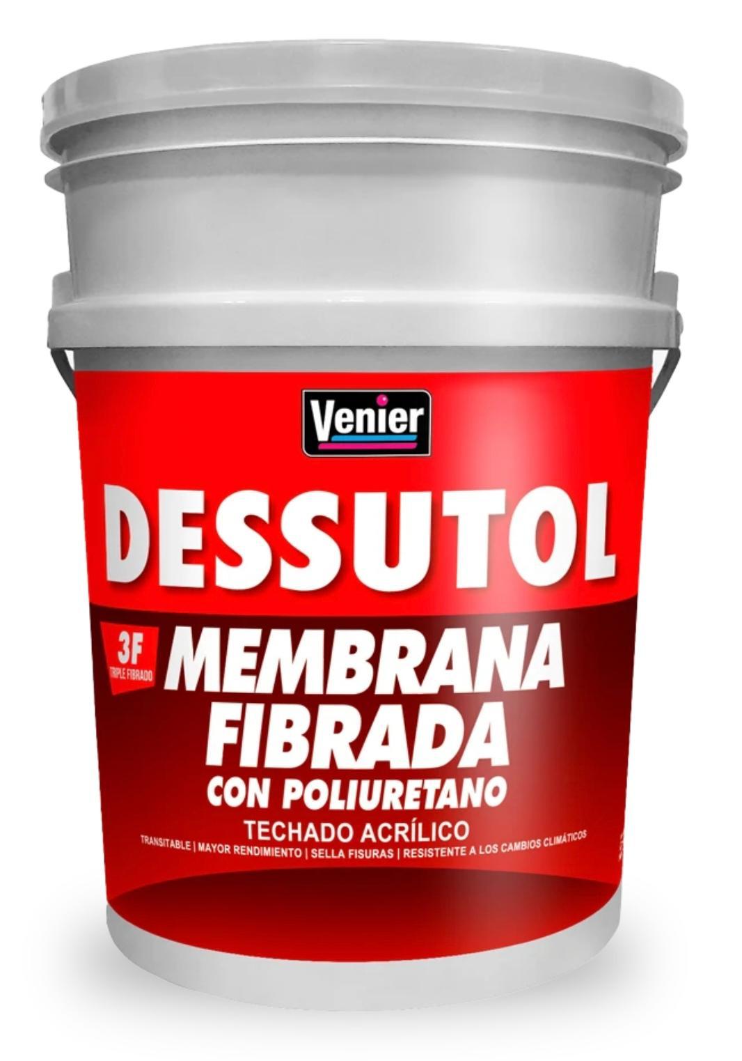 Venier Dessutol Membrana Fibrada Con Poliuretano 20kg