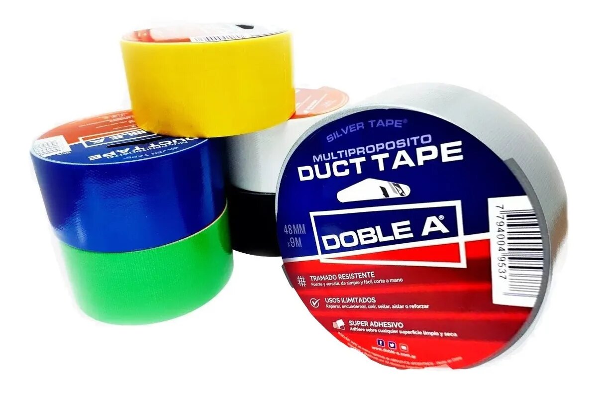 Cinta Ductape (Silvertape) Doble A