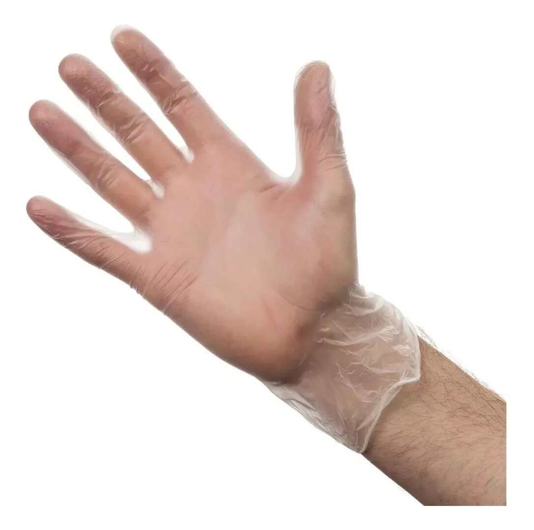 Guantes Descartables Vinilo x 5 pares.