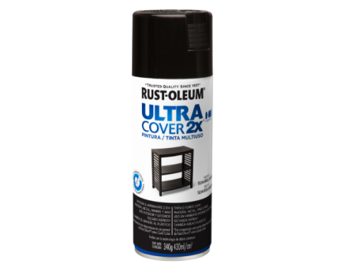 Aerosol Rust Oleum Negro Ultra Cover 340gr
