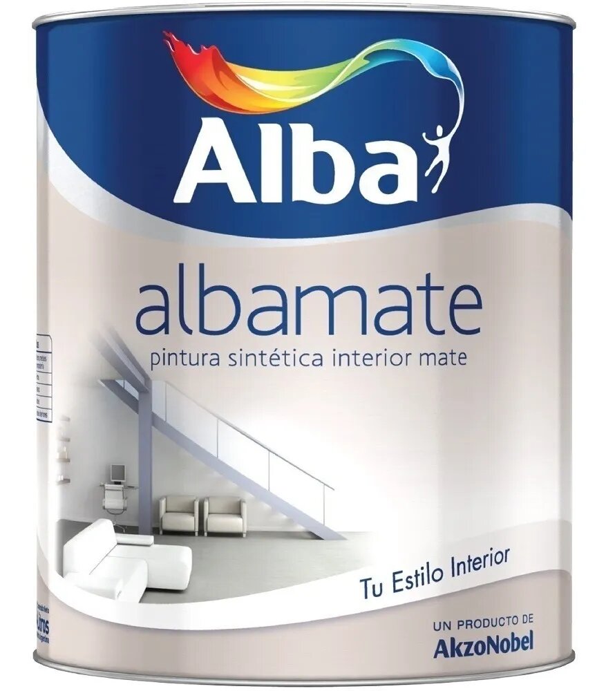 Esmalte Sintetico Blanco Mate Alba