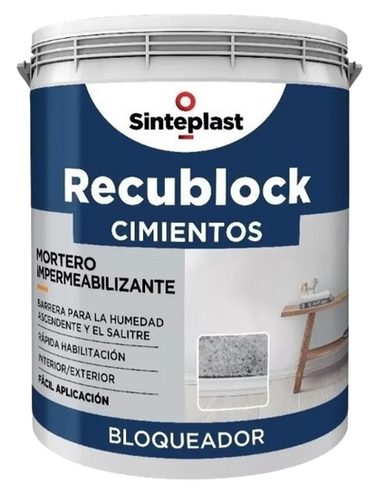 Recublock Cimientos Bloqueador De Humedad