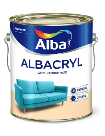 Albacryl Pintura Latex Interior Blanco Mate Alba