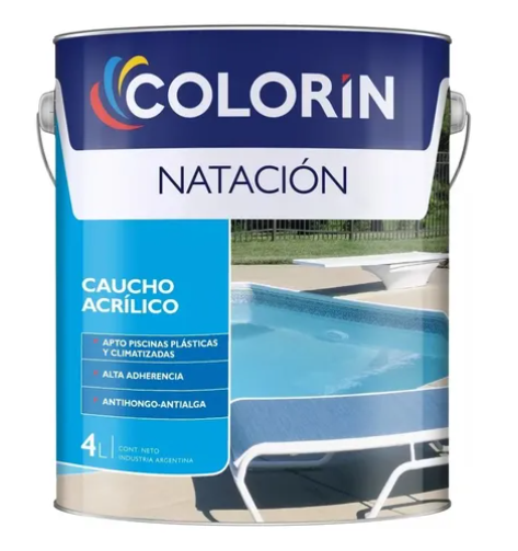 Pintura Para Piletas Caucho Acrilico Colorin