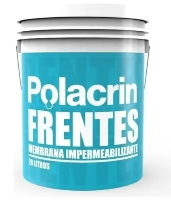 Polacrin Membrana Frentes y Muros Impermeable 20lts
