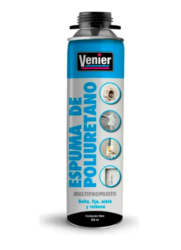 Espuma De Poliuretano Expandido Multipropósito X500ml Venier