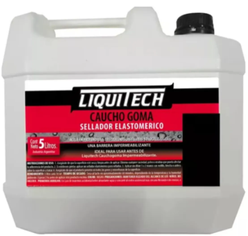 Sellador Elastometico Caucho Negro 5lts