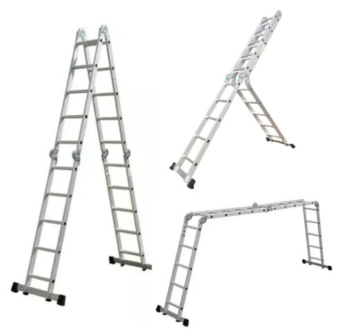 Escalera Aluminio Plegable 4x4