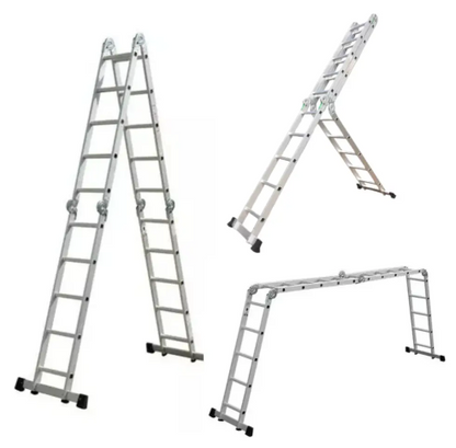 Escalera Aluminio Plegable 4x4