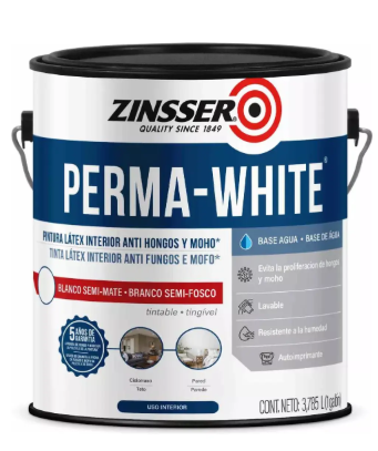 Perma White Latex Antihongo Antimoho Blanco