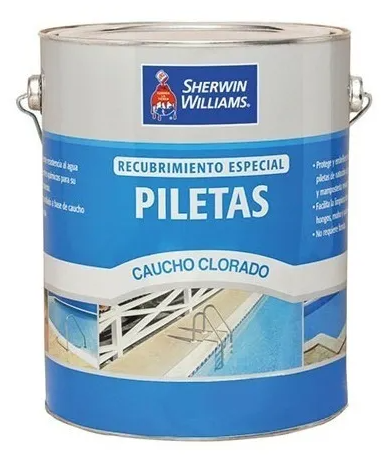 Pintura Piletas Caucho Clorado Sherwin Williams
