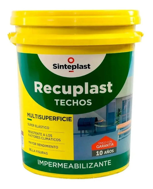 Recuplast Techos Impermeabilizante Sinteplast 20kg