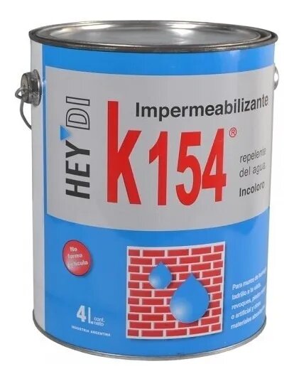 Heydi K154 Hidrorepelente Incoloro Para Ladrillos