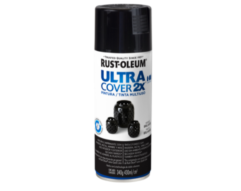 Aerosol Rust Oleum Negro Ultra Cover 340gr