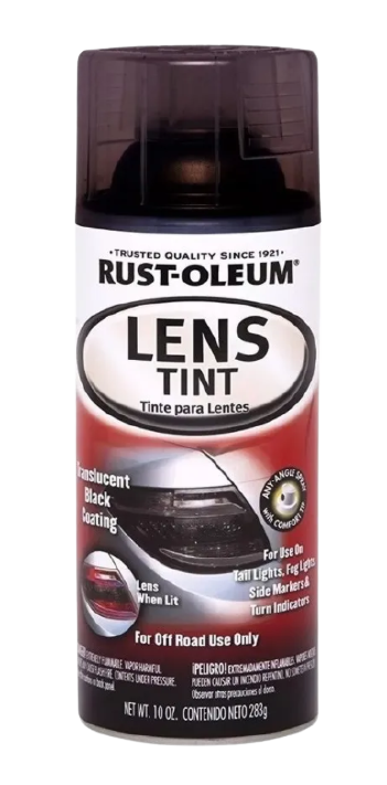 Pintura En Aerosol Faros y Opticas.  Negro. Rust Oleum. 340gr