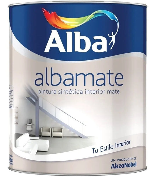 Esmalte Sintetico Blanco Mate Alba