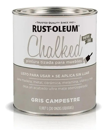 Chalked Pintura Tizada Base Agua de Interior Rust Oleum