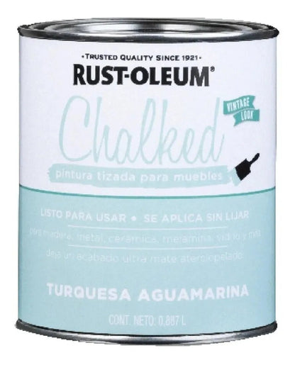 Chalked Pintura Tizada Base Agua de Interior Rust Oleum